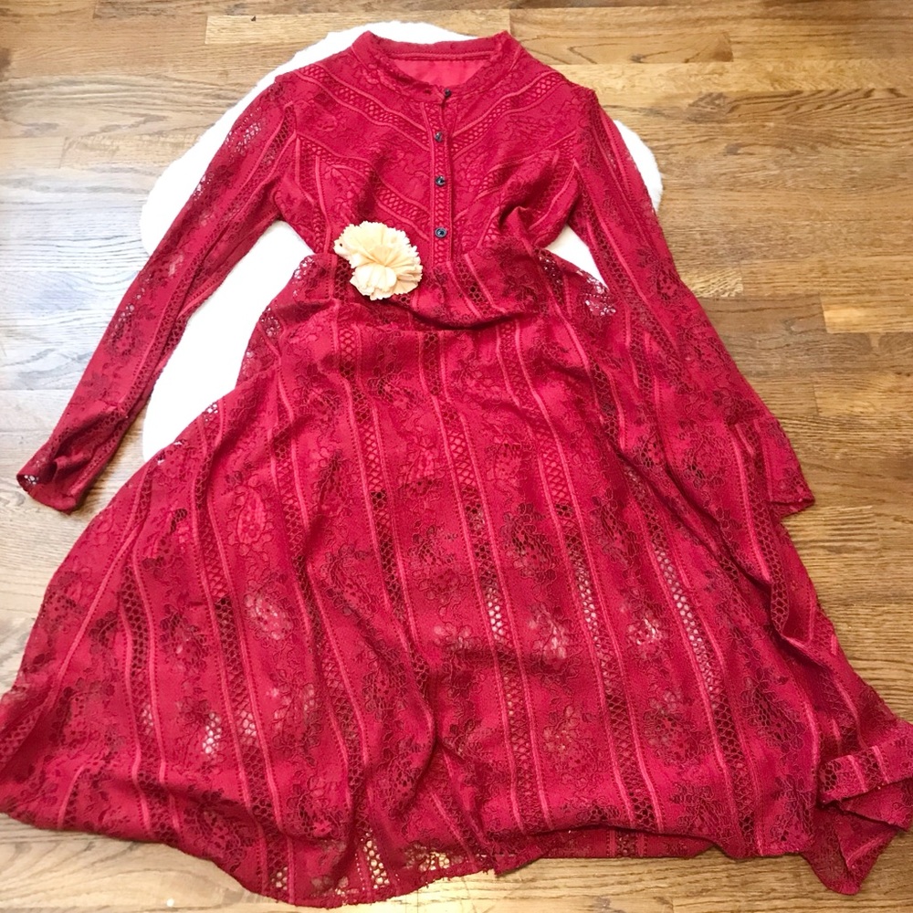 Lace Long Dress